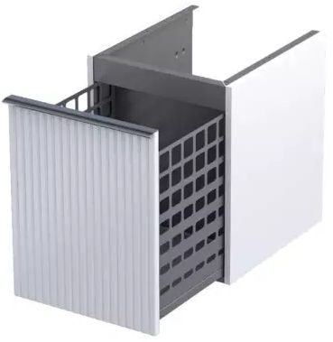 Oristo Etna dulap 40x45.5x50 cm laterala pe perete alb OR52-SN1S-40-2R