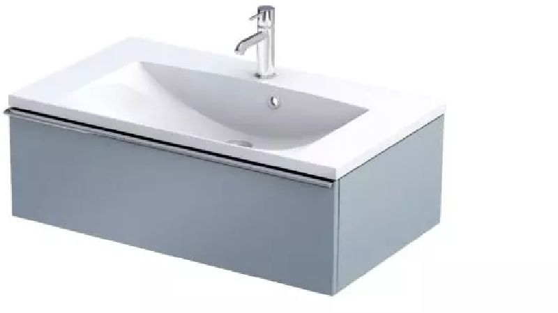 Oristo Etna dulap 79.6x45.5x25 cm sub chiuveta pe perete albastru OR52-SD1S-80-16