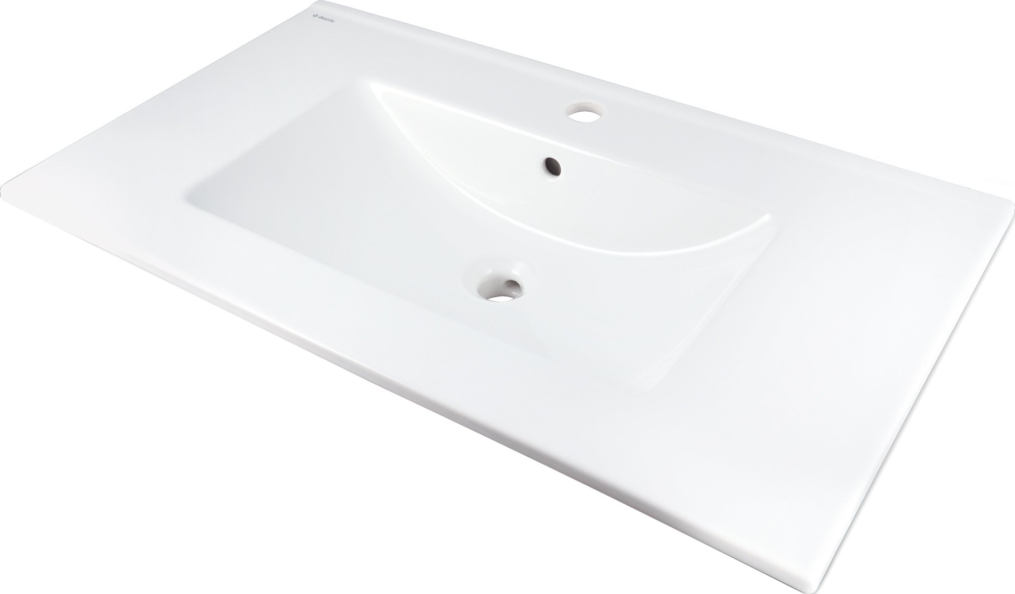 Deante Tubo lavoar 81.5x47 cm dreptunghiular mobilier alb CTU_648M