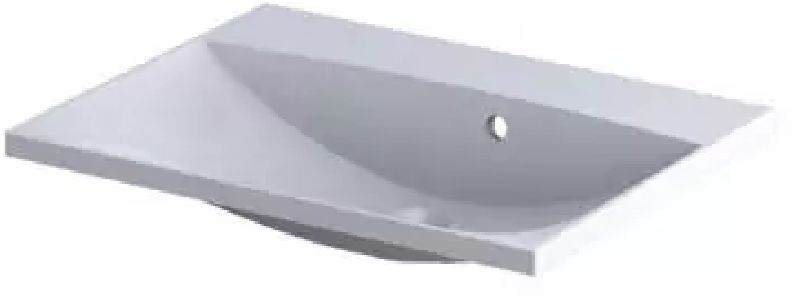 Oristo Uni lavoar 60x46.5 cm dreptunghiular mobilier alb UME-AM-60-92-BO