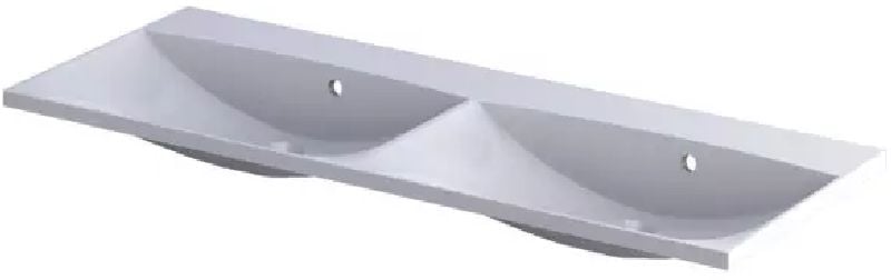 Oristo Uni lavoar 120x46.5 cm dreptunghiular mobilier alb UME-AM-120-92-D-BO