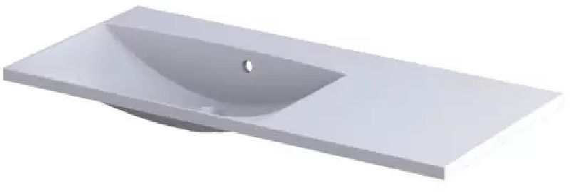 Oristo Uni lavoar 100.2x46 cm dreptunghiular mobilier alb UME-AM-100-92-L-BO