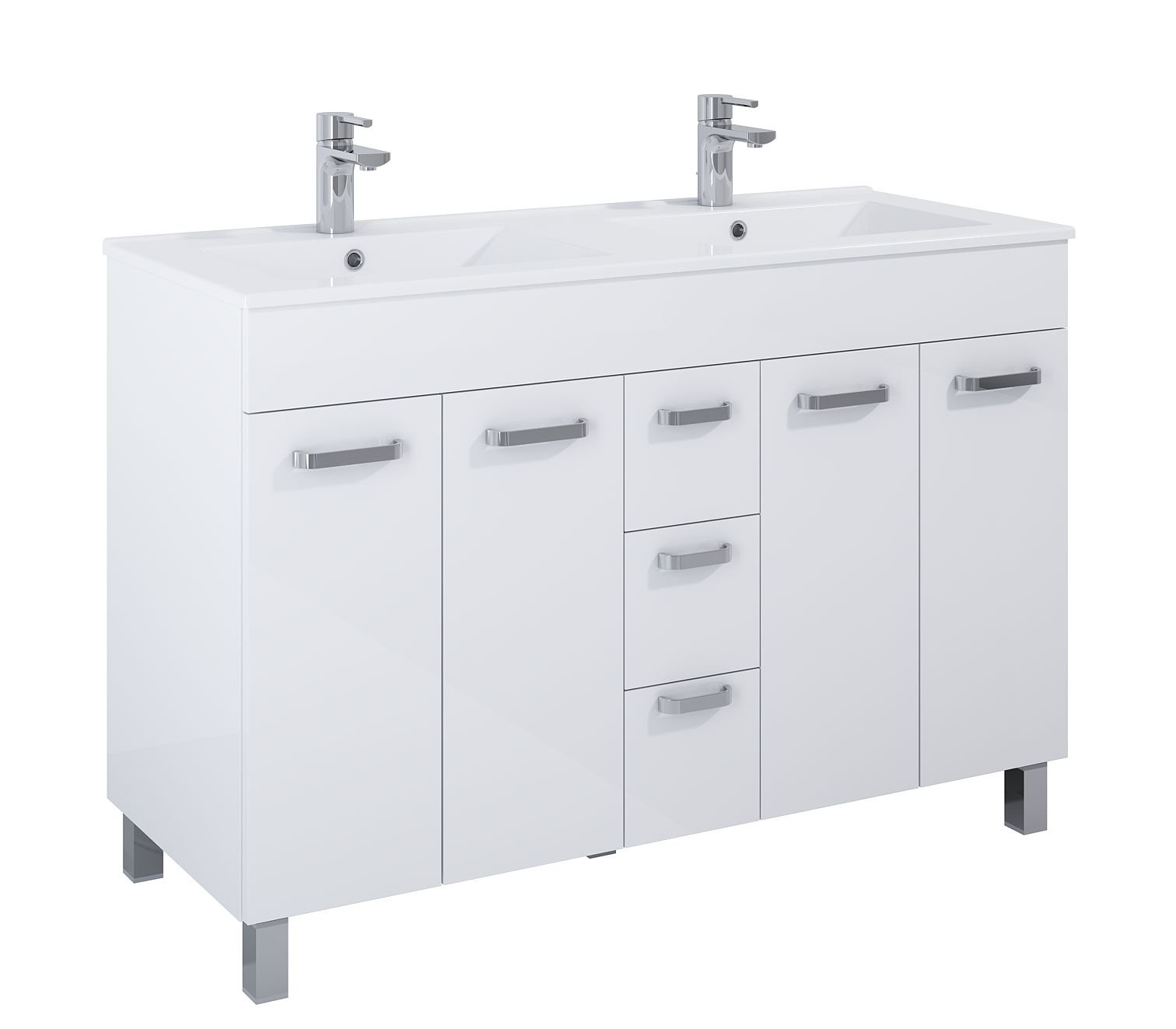 Elita Sunn lavoar cu dulap 121.2 cm alb RE169196008060