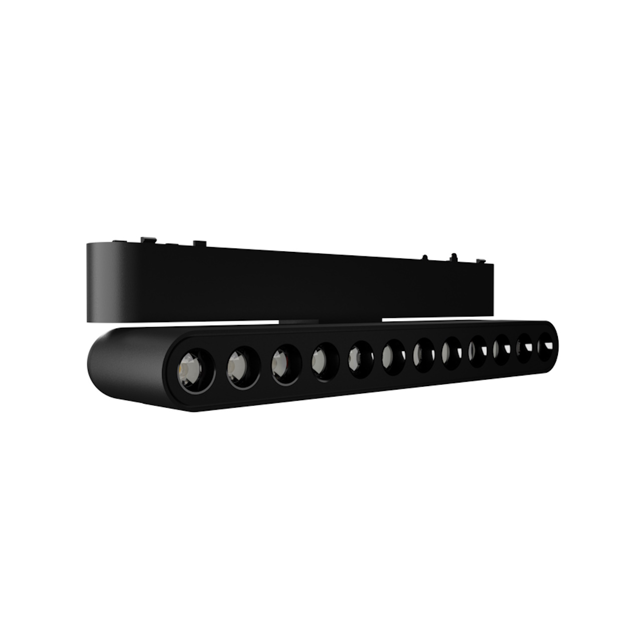 Light Prestige Magnetic Slim lampa magnetică 1x12 W negru LP-616-MAG SLIM 12W 3WH