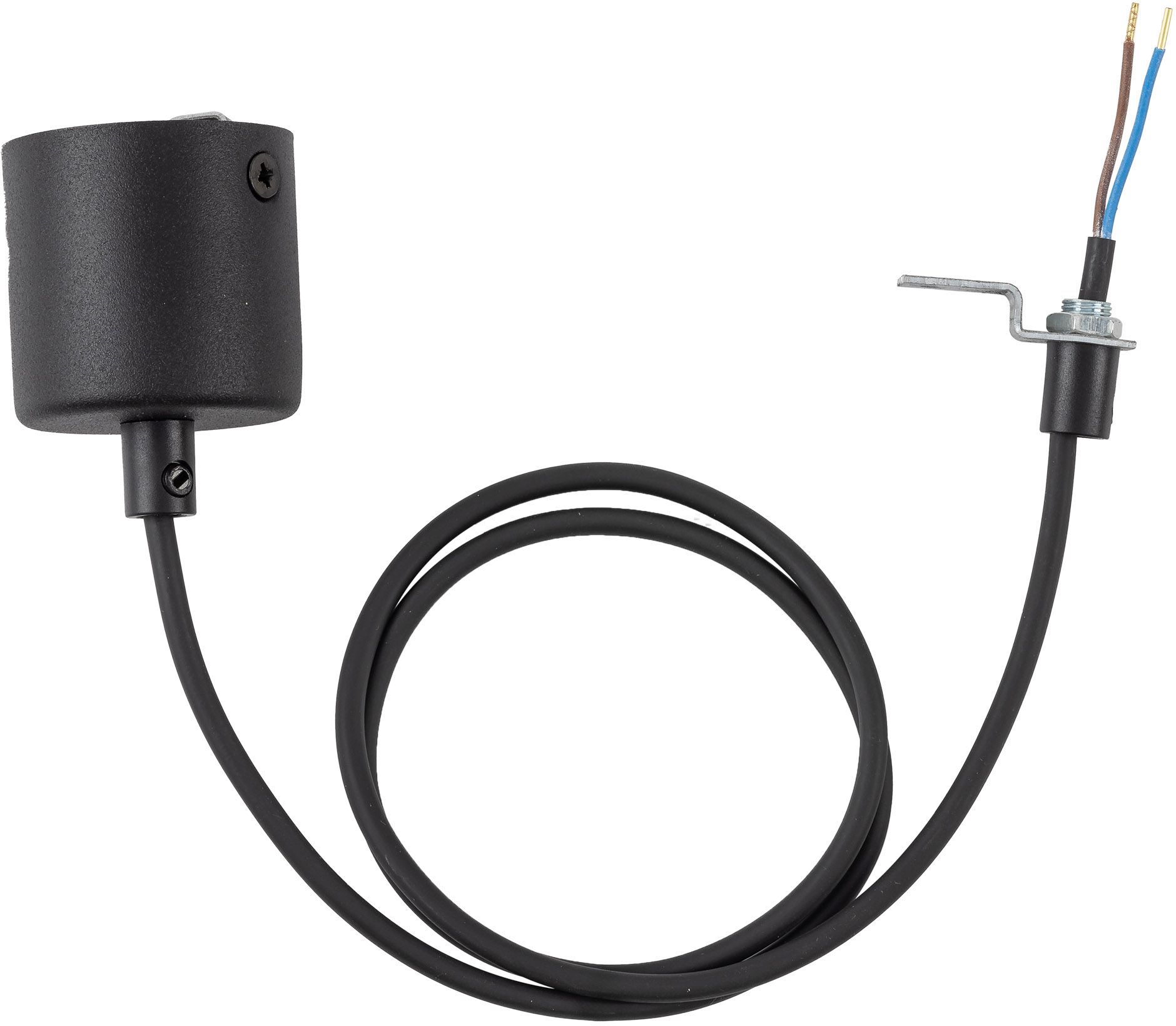 TK Lighting Tracer cablu de alimentare negru 5302