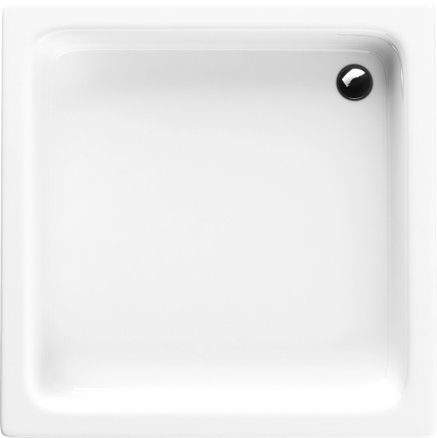 Schedpol Grawello cădiță de duș pătrată x80 cm alb 3.011