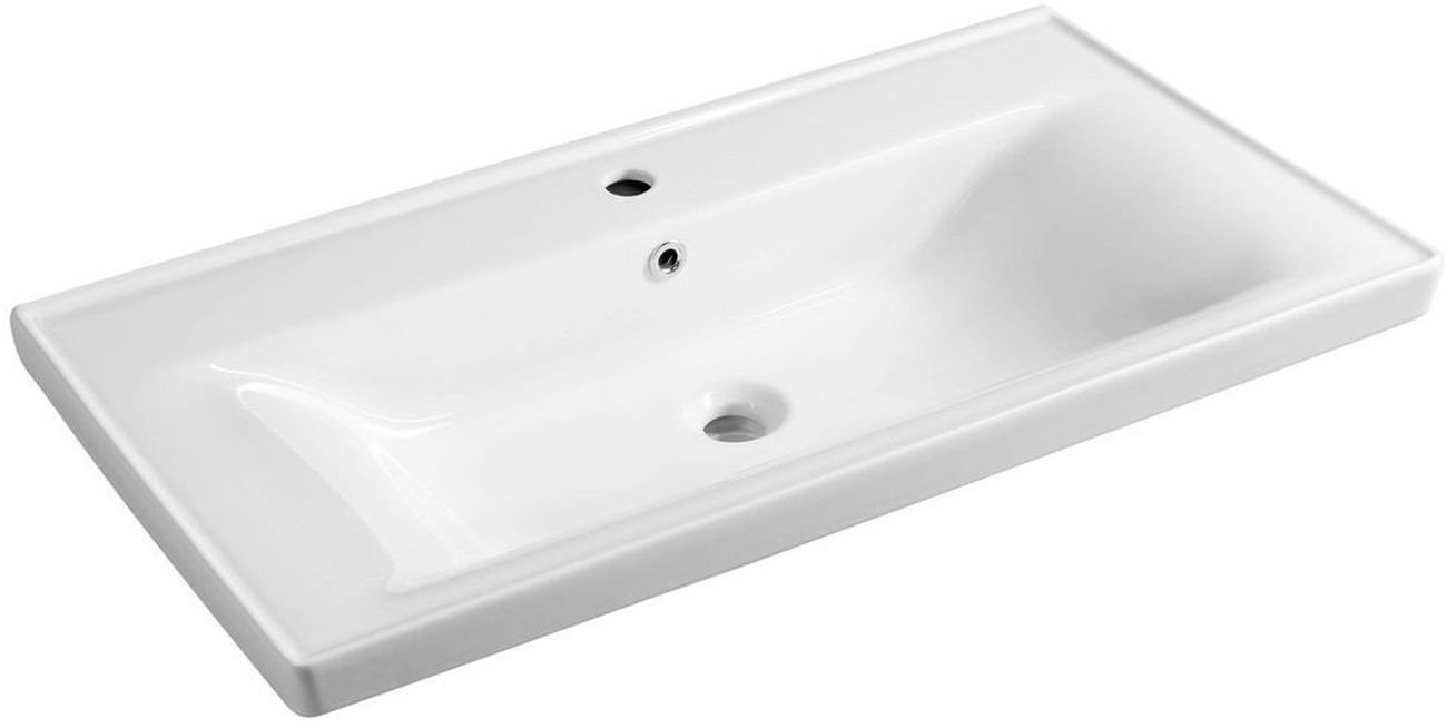 Aqualine Sava lavoar 90x46 cm dreptunghiular clasică-mobilier alb 2090