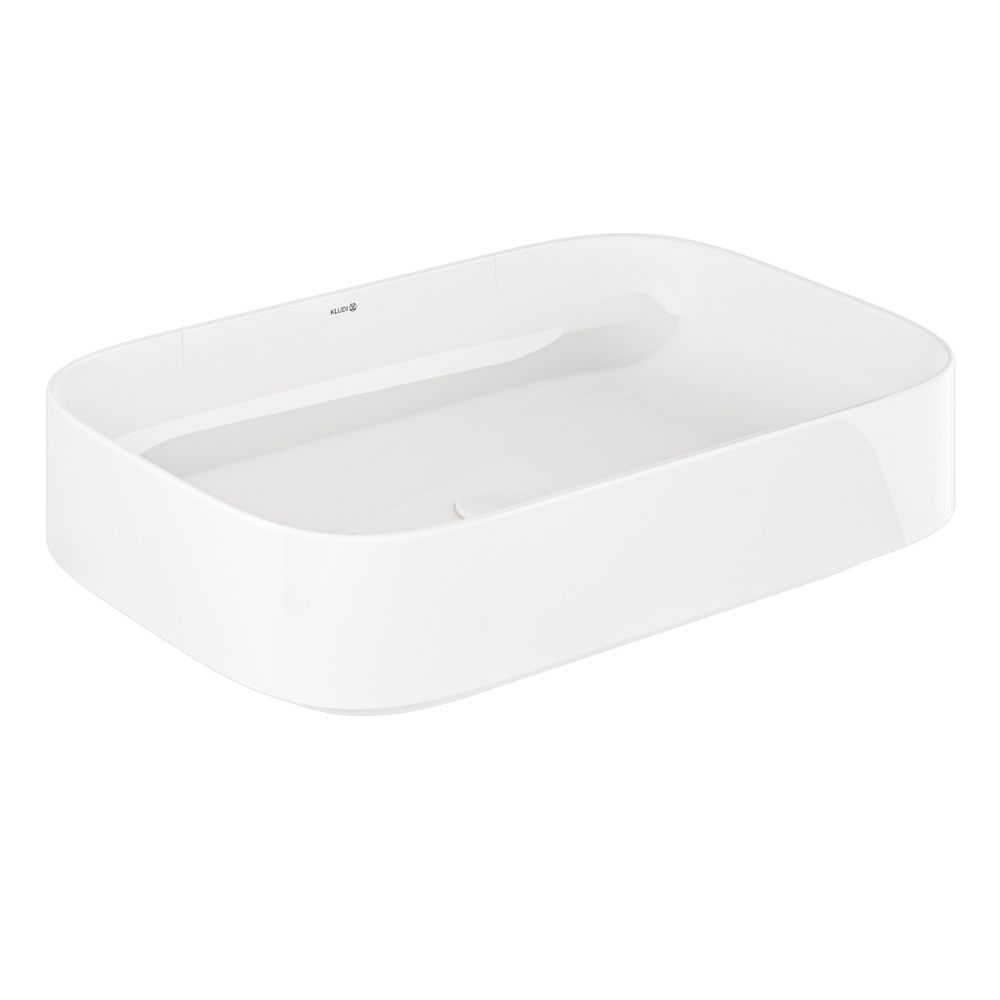 Kludi Resa S lavoar cu dop 60x40 cm dreptunghiular de blat alb 58CW4043