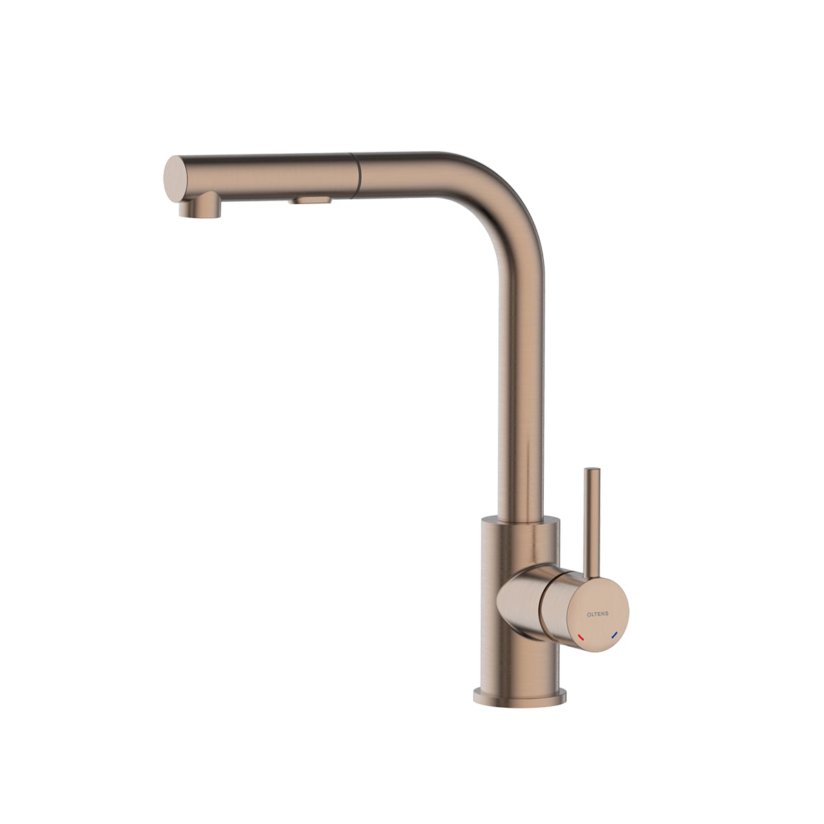 Oltens Myvat baterie bucătărie pe picior cupru periat 35205610