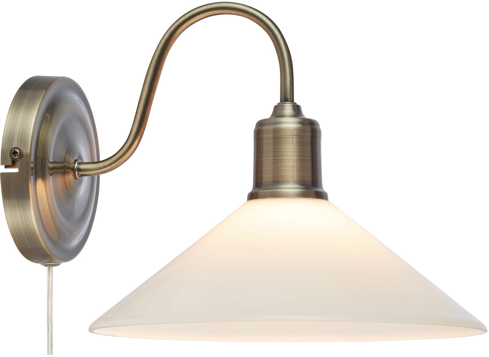 Markslöjd Vela lampă de perete 1x40 W alb-alamă 108865