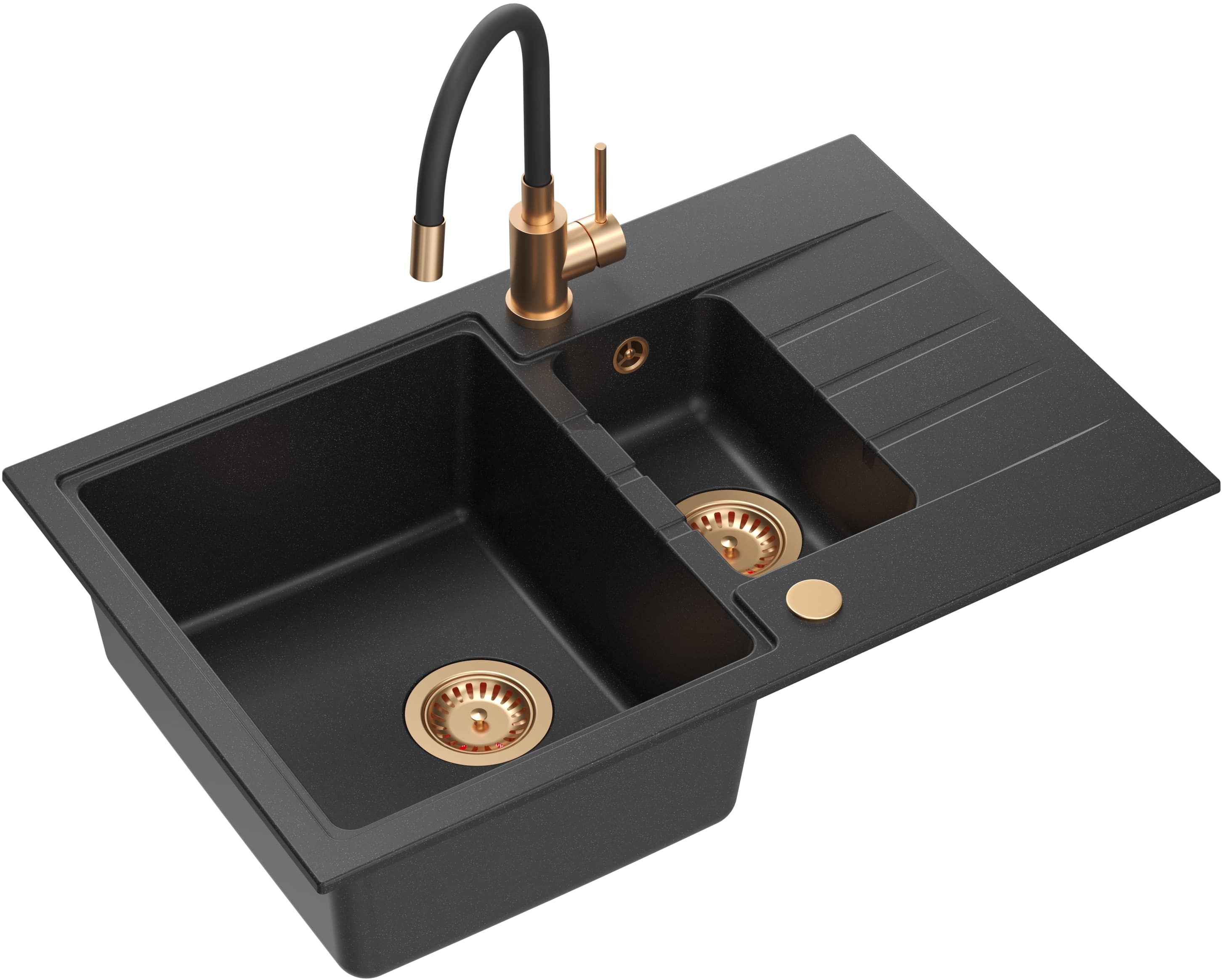 Quadron Peter chiuveta cu baterie negru/negru HCQP57850CZK_3323503PVDC1