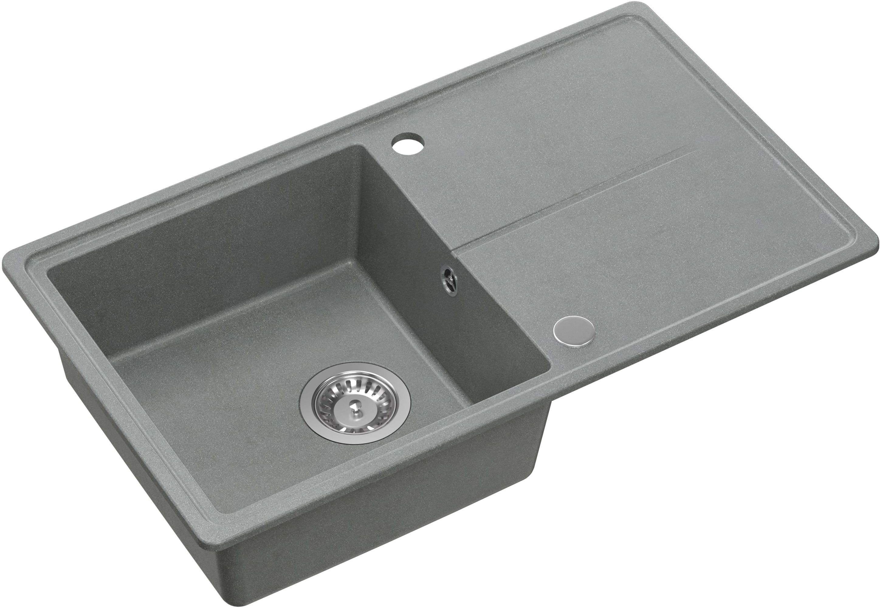 Quadron Tony chiuveta graniteq 78x45 cm gri/grafit/onix HTO7845SZK