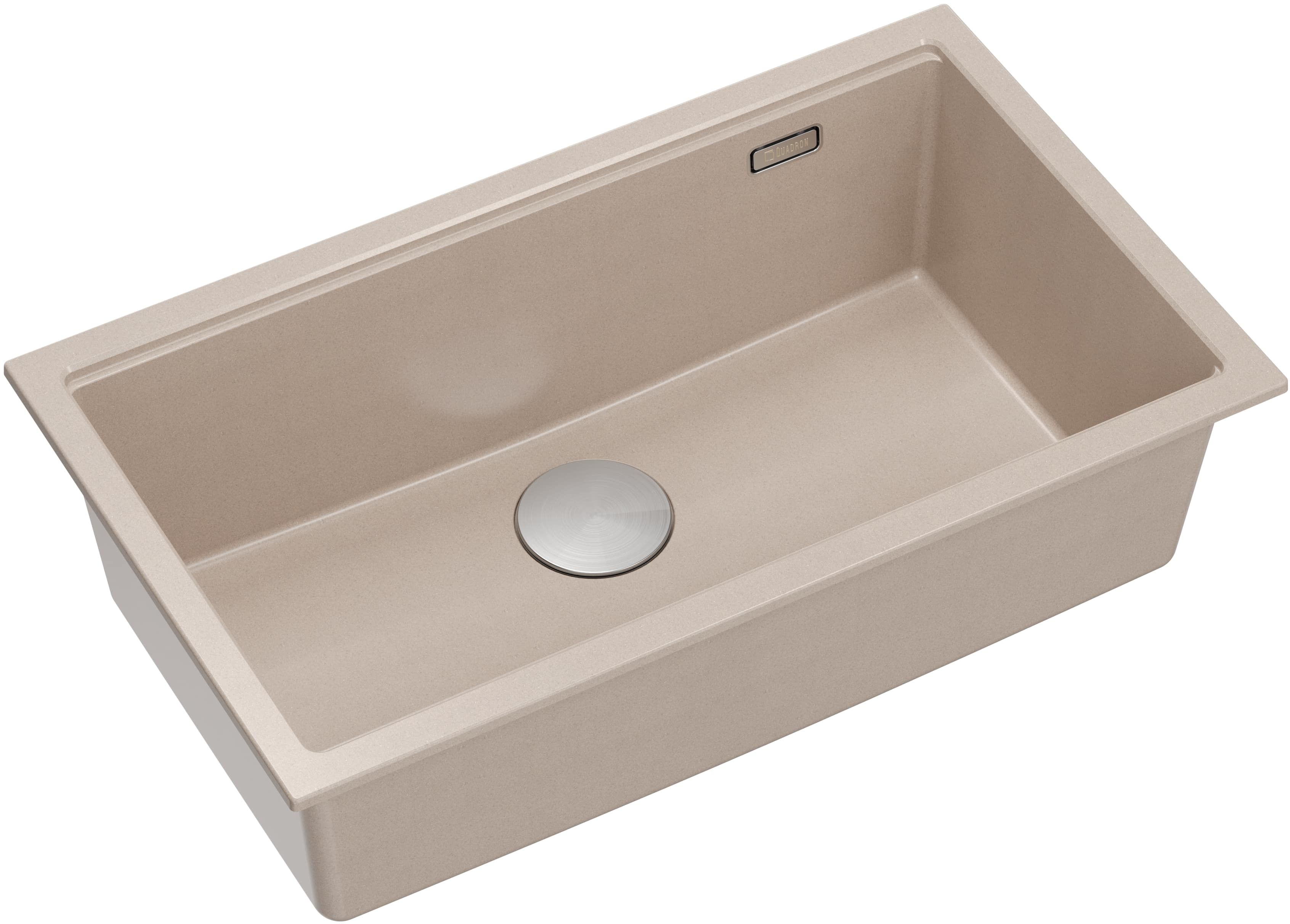 Quadron Logan chiuveta graniteq 76x45 cm bej HQD7644U2_BS_U