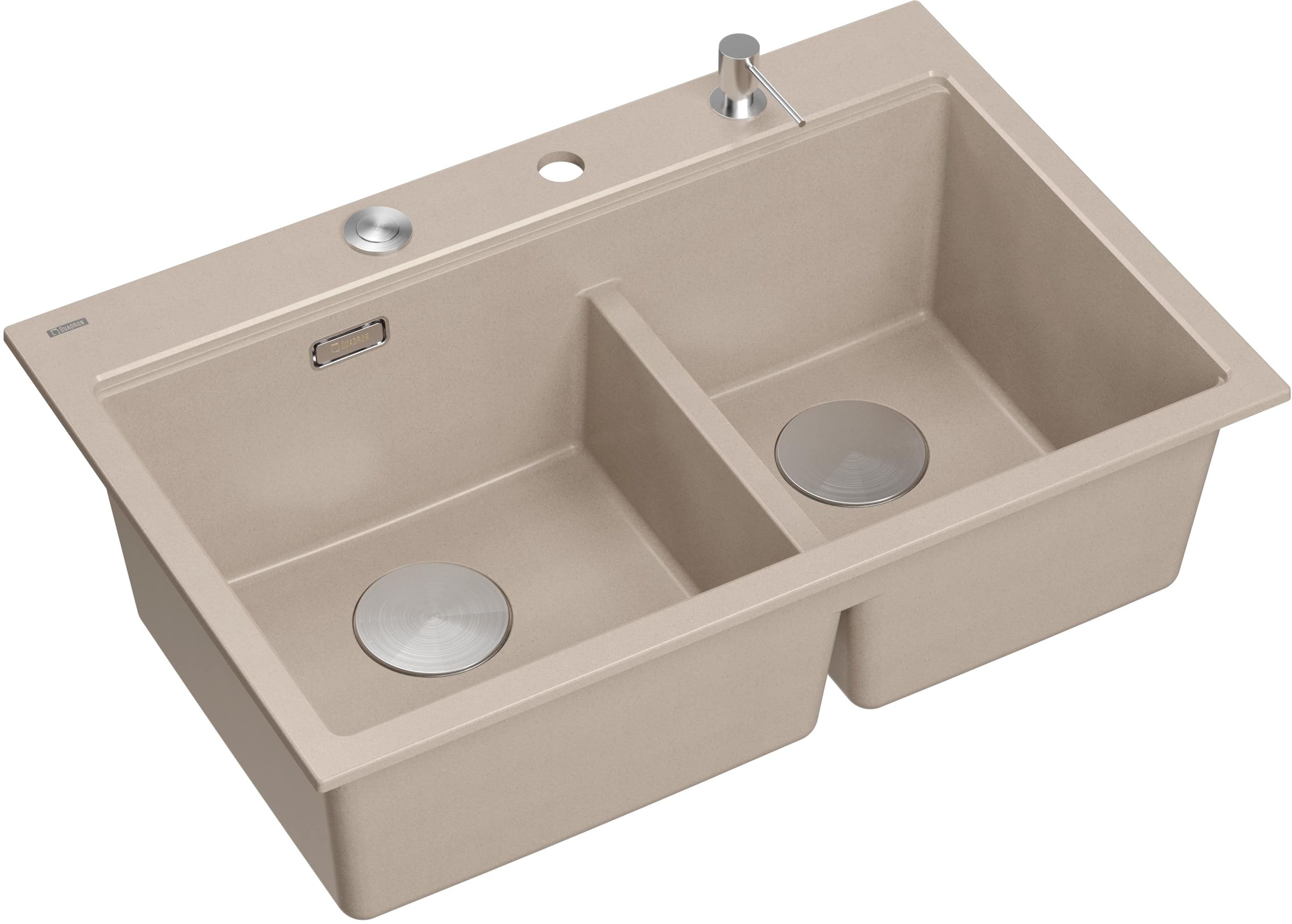Quadron Marc 120 chiuveta graniteq 76x50 cm bej HQC7650U2_BS