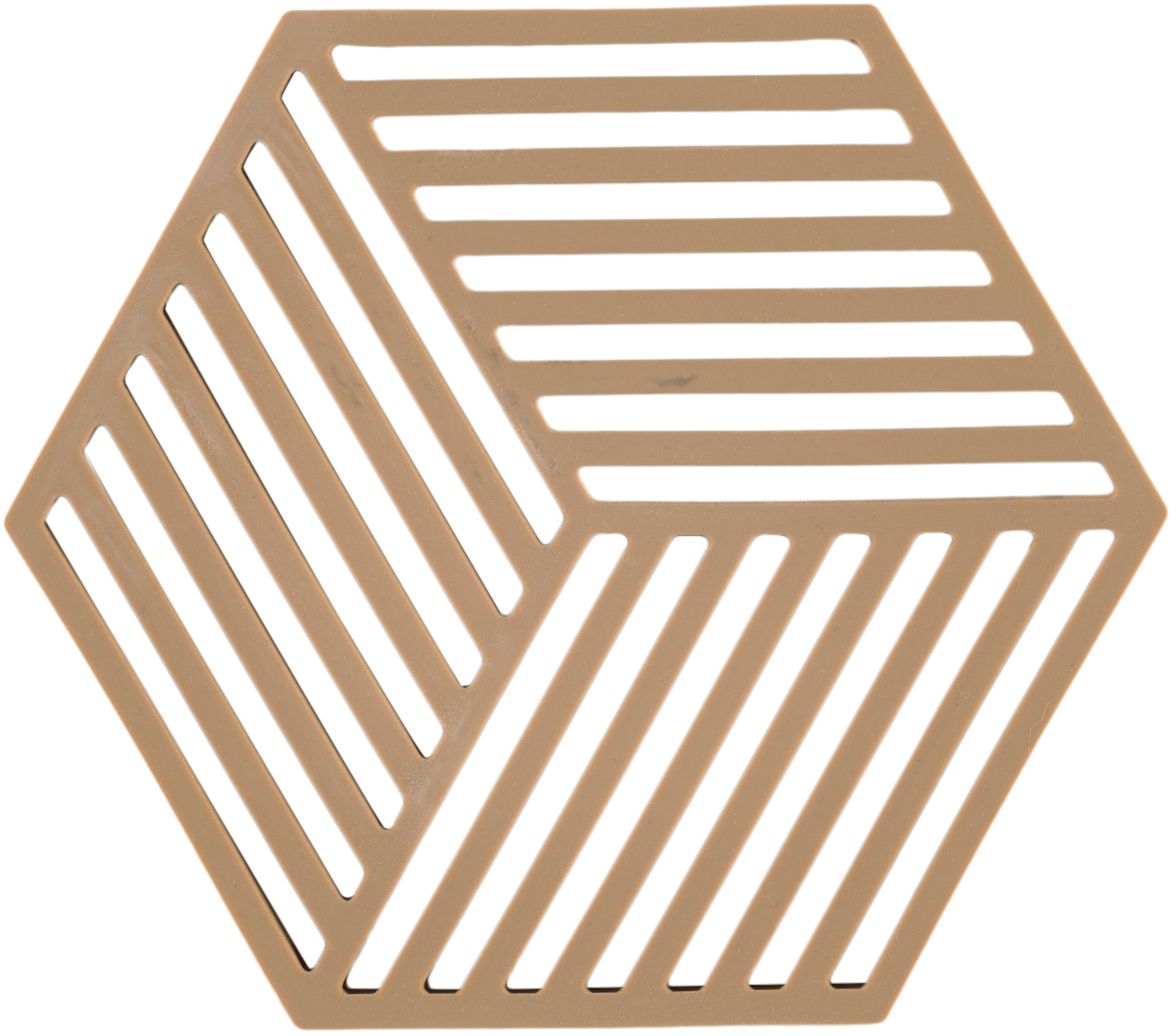 Zone Denmark Hexagon suport de bucătărie 16x14x cm maro 24347