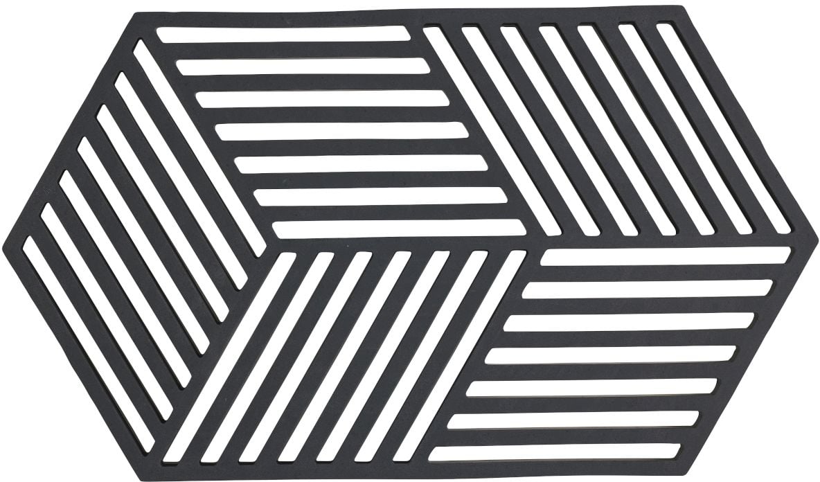 Zone Denmark Hexagon suport de bucătărie 24x14x cm negru 31610