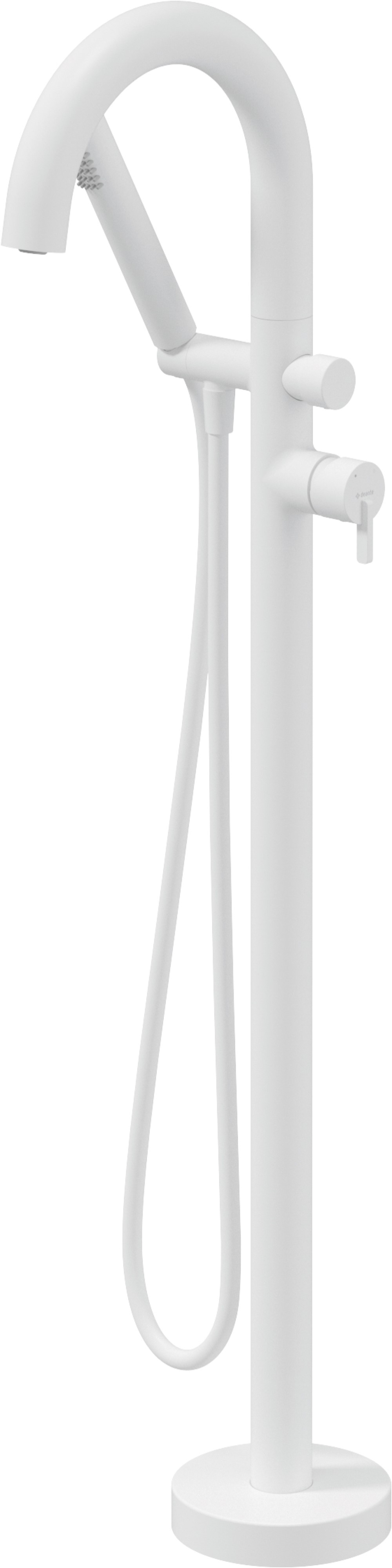 Deante Silia baterie cadă-duș stativ alb BQS_A17N