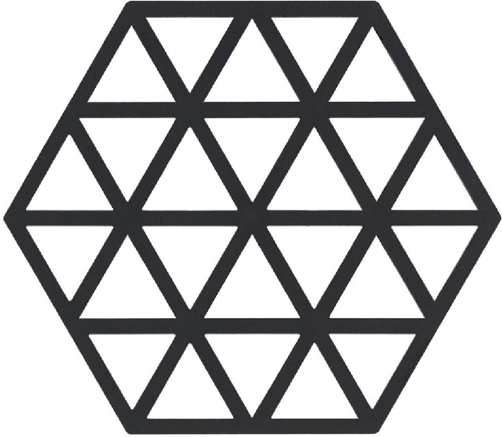 Zone Denmark Triangles suport de bucătărie 16x14x1 cm negru 330225