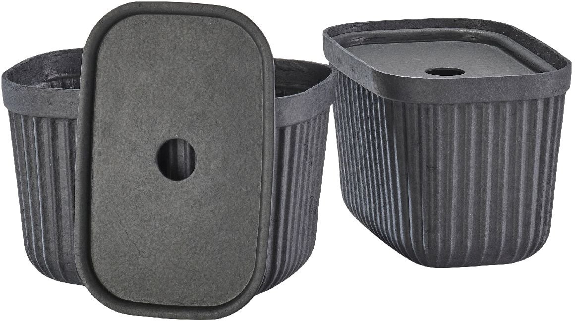 Zone Denmark Pulp recipient de baie negru 31770