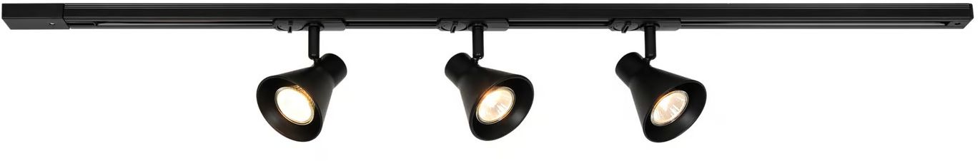 Nordlux Eik set de iluminat pe șină cu reflectoare 3x35 W negru 2510399903