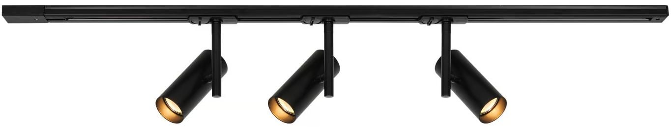 Nordlux Jerome set de iluminat pe șină cu reflectoare 3x8 W negru 2510096003
