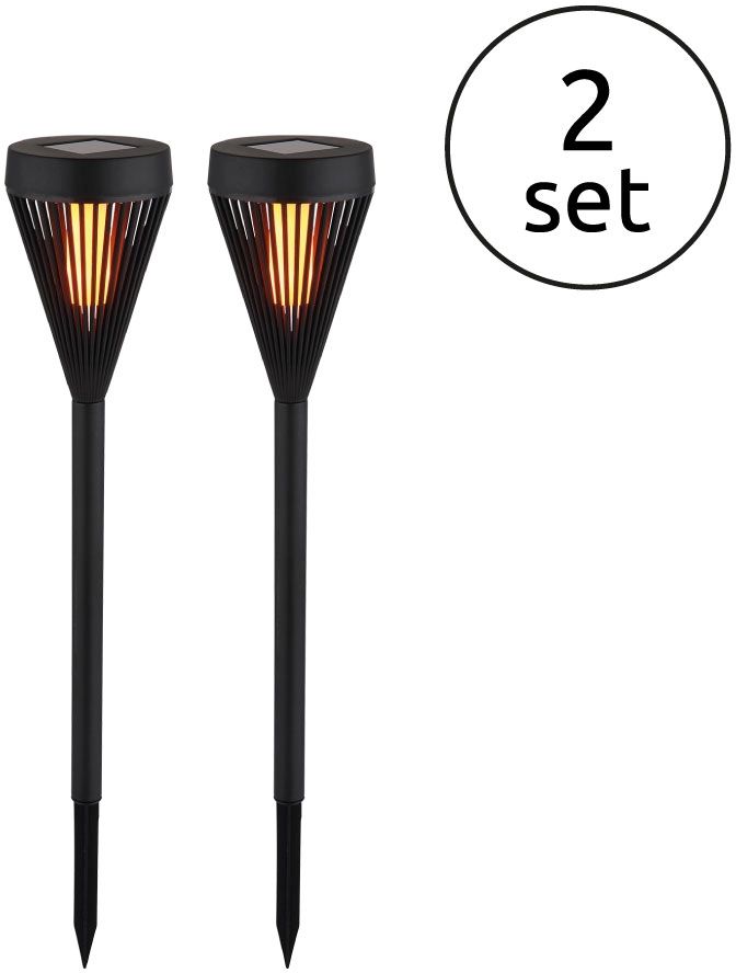 Globo Lighting Solar lampă de sol 1x0.1 W negru 36705-2