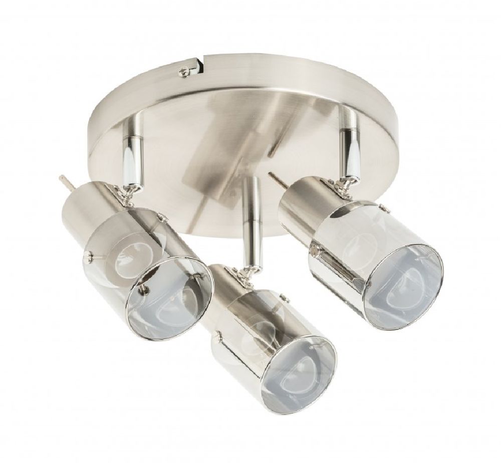 GTV Aralia lampă de tavan 3x20 W fumuriu OS-AR3G9-10