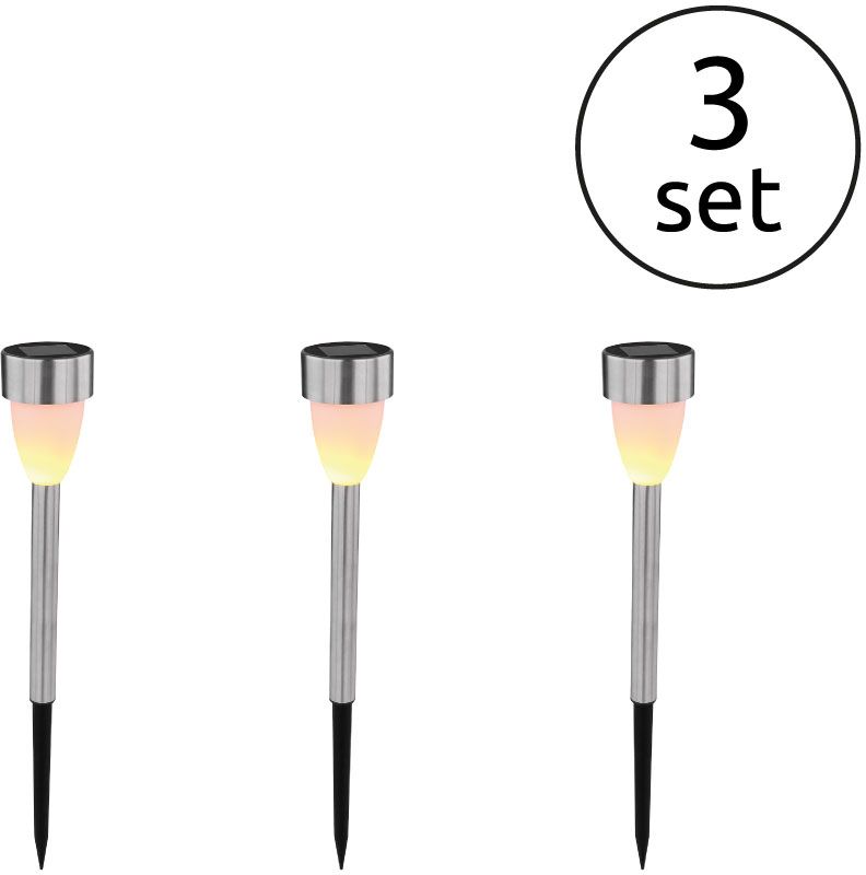 Globo Lighting Solar lampă de podea 1x0.06 W oţel 33576-3