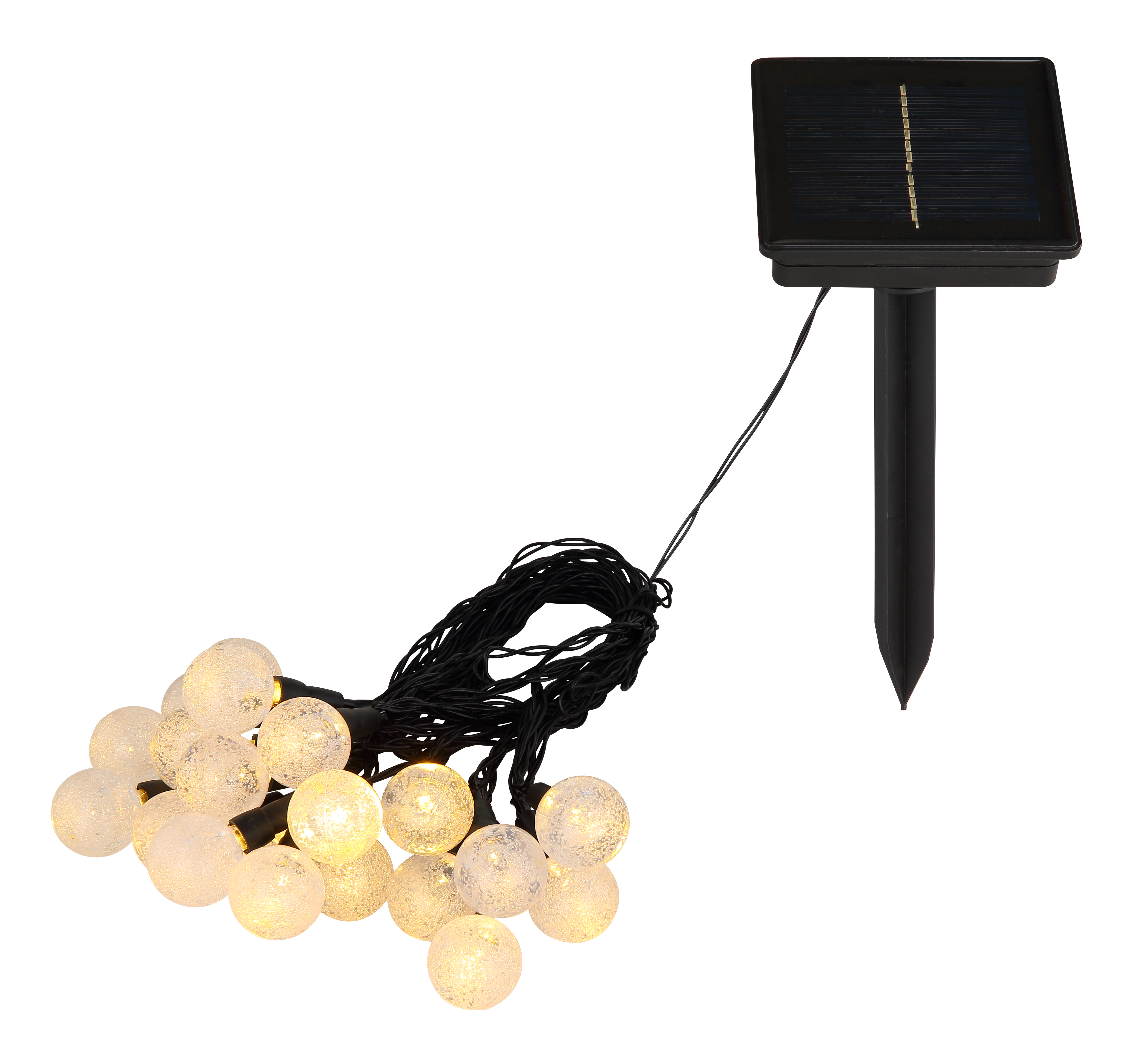 Globo Lighting Solar ghirlandă exterioară 1x0.06 W negru 36352-20