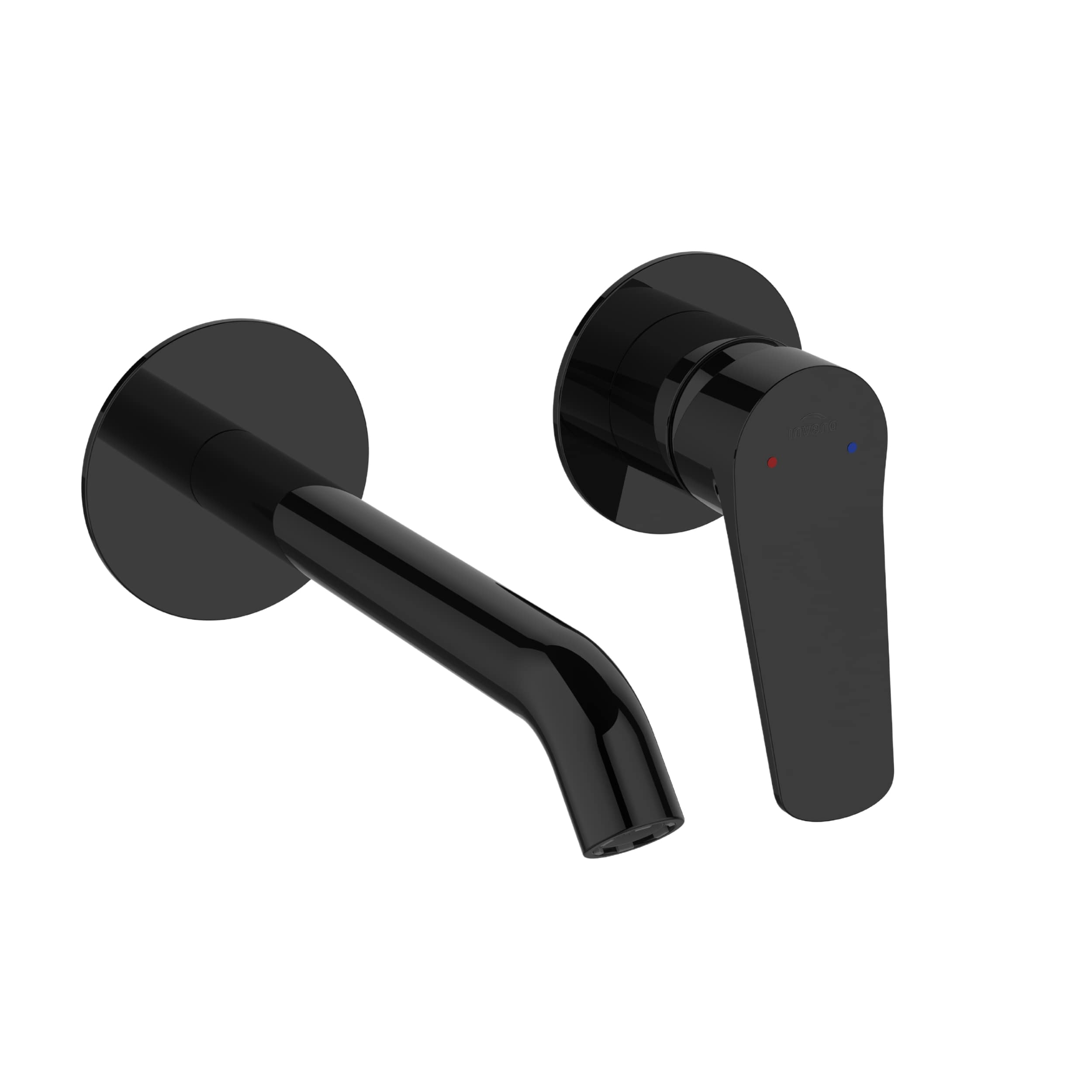 Invena Alonia baterie lavoar ascuns negru BP-70-U04