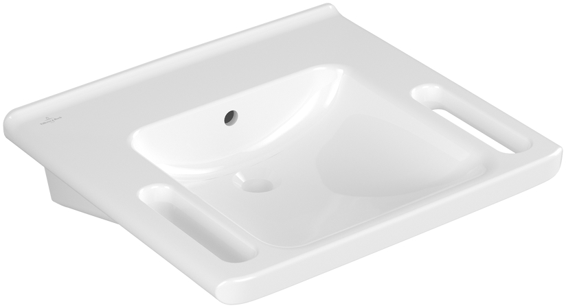 Villeroy & Boch ViCare lavoar 60x55 cm dreptunghiular pentru persoane cu dizabilități alb 4A686201