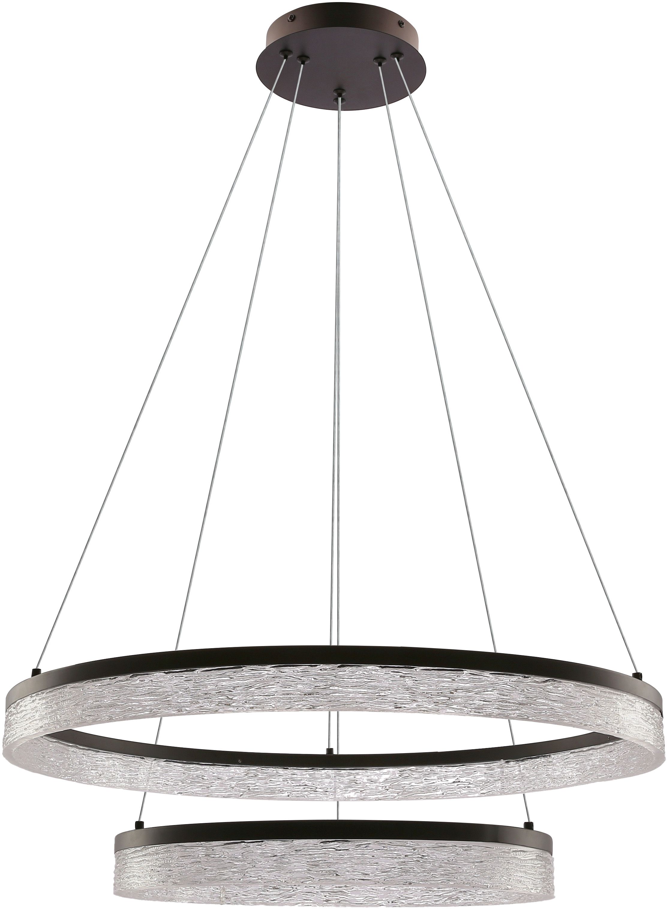 Candellux Frozi lampă suspendată 2x38 W negru 32-35561