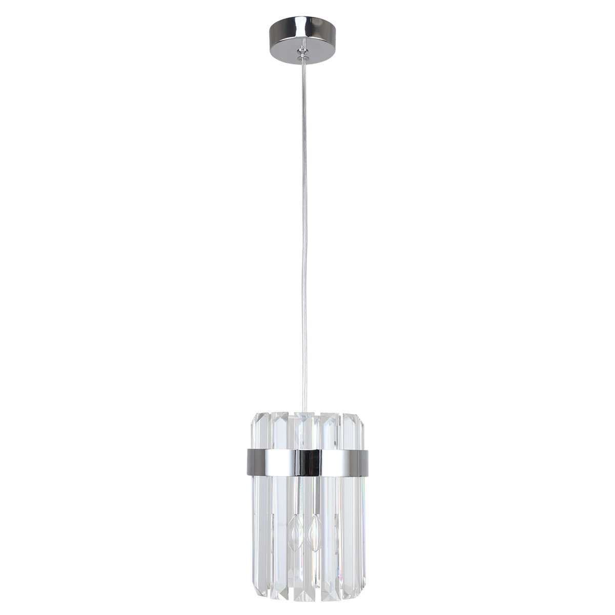 Light Prestige Vetro lampă suspendată 1x10 W crom LP-2910/1P CH