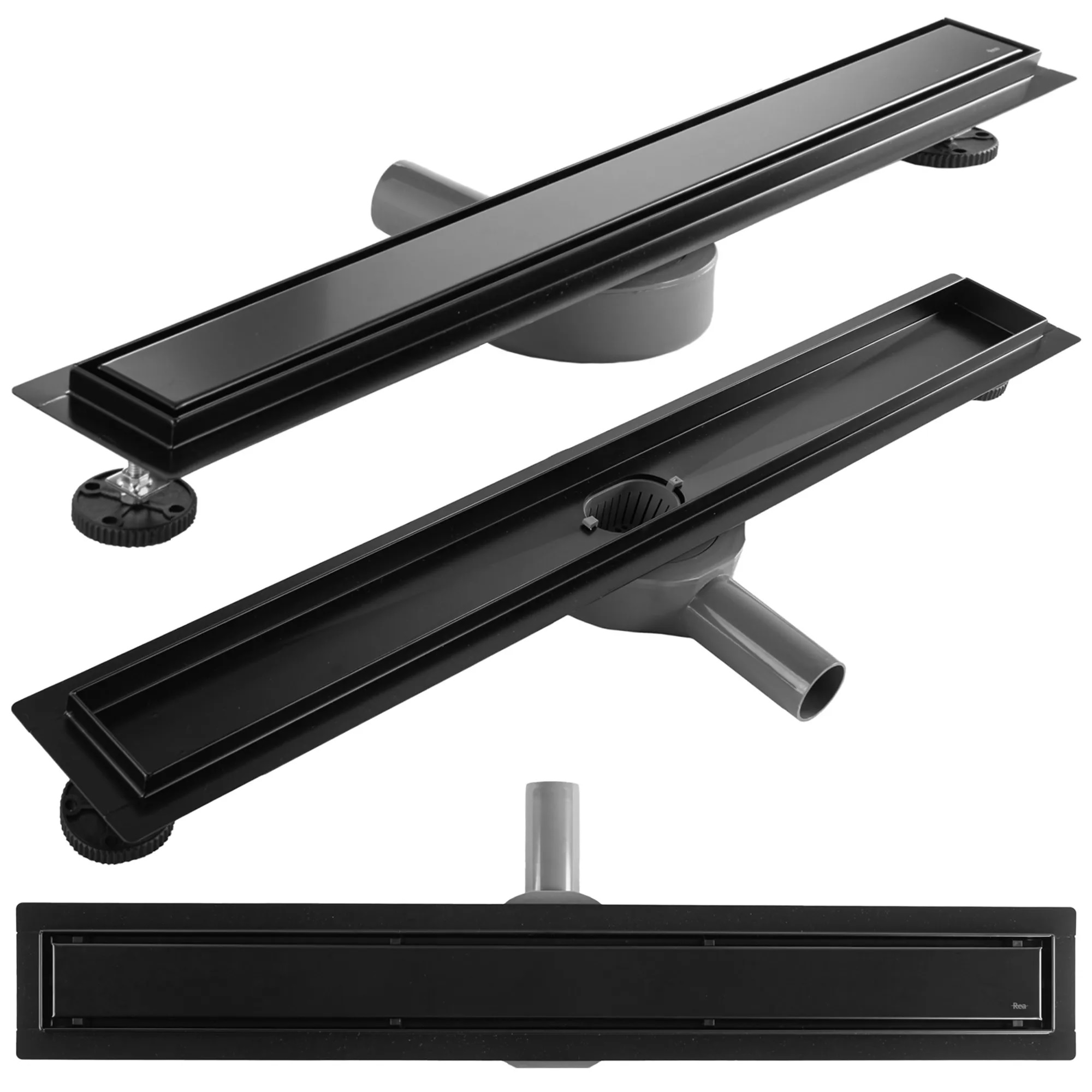 Rea Neox Pro rigolă liniară 80 cm negru REA-G7803