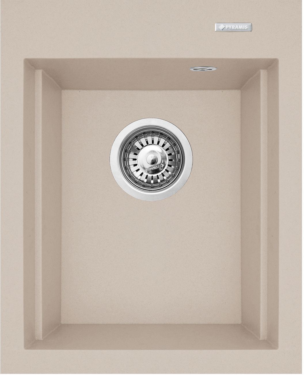Pyramis Siros chiuvetă din granit 48x39 cm bej 070180212