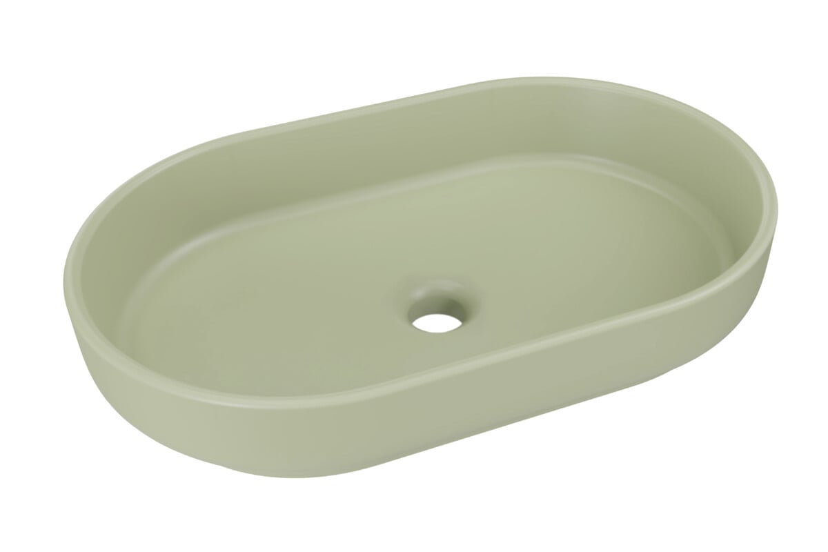 Comad River 2 lavoar 55x35 cm ovale de blat verde RIVER 2 OLIVE GREEN MATT UN 55 ( E-6594 )