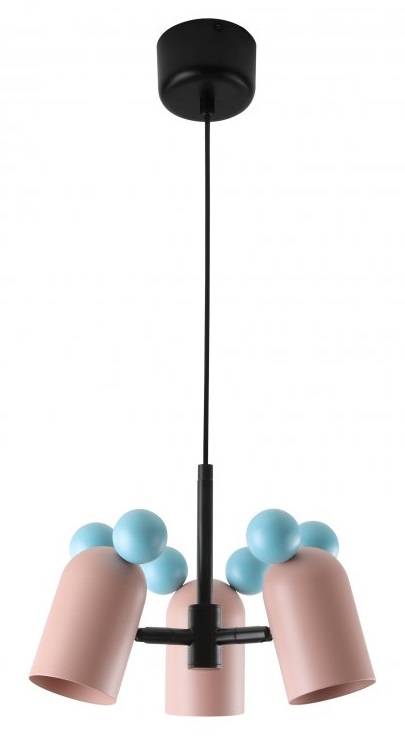 GTV Mouse lampă suspendată 3x25 W roz OS-MOUS-20-DEC