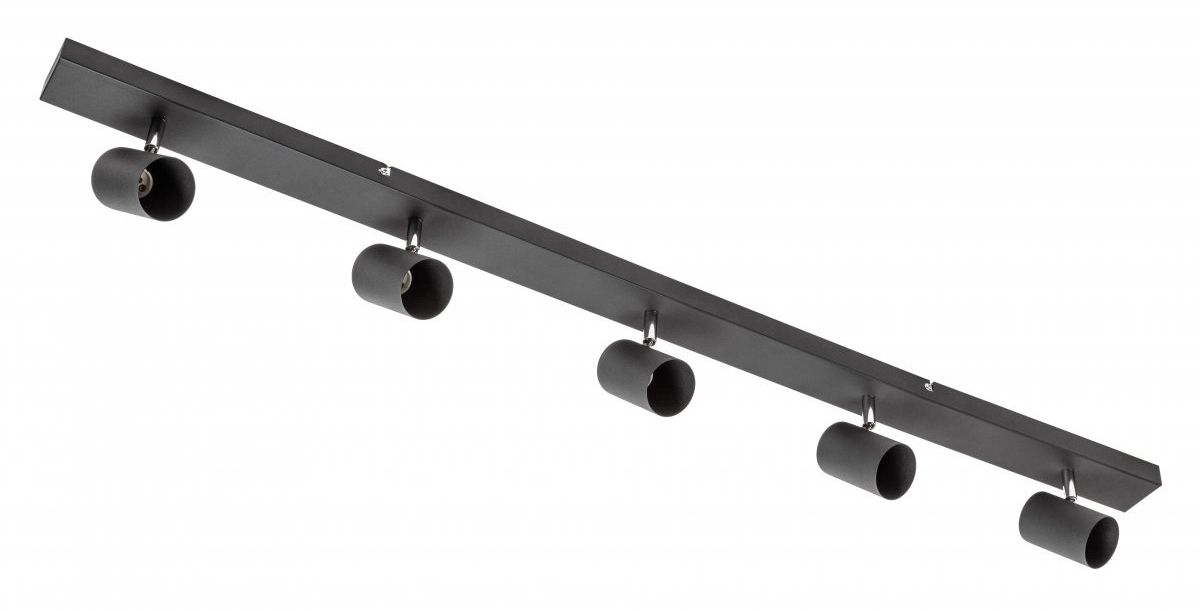 GTV Veneto lampă de tavan 5x20 W negru OS-VEN20WO5-10