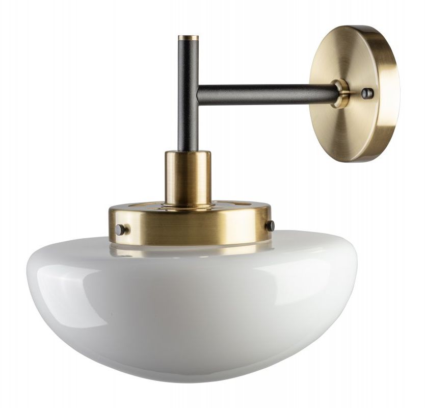 GTV Lamia lampă de perete 1x40 W negru-auriu OS-LAM2-11-DEC