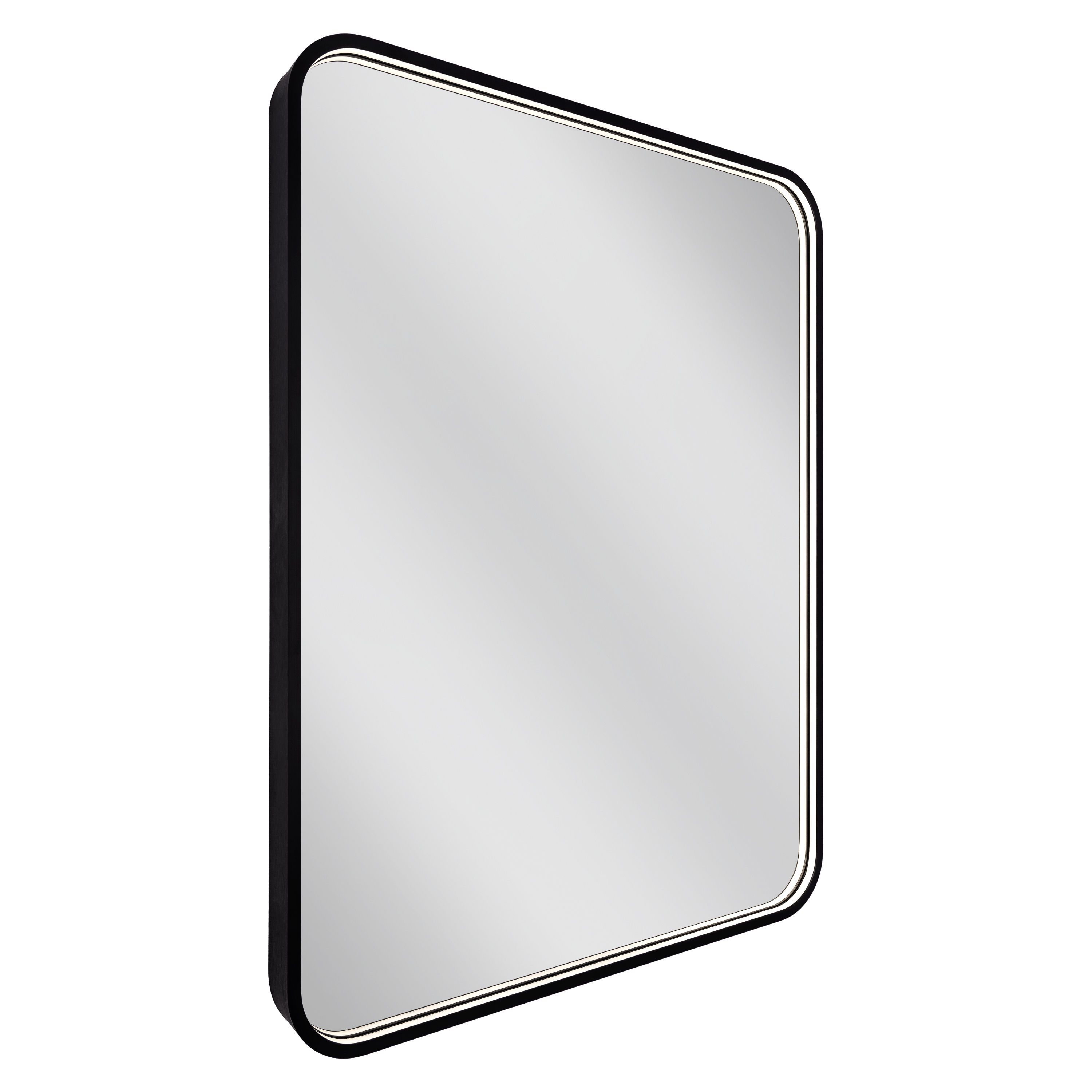 Dubiel Vitrum Soho oglindă 60x80 cm cu iluminare negru 5905241013237
