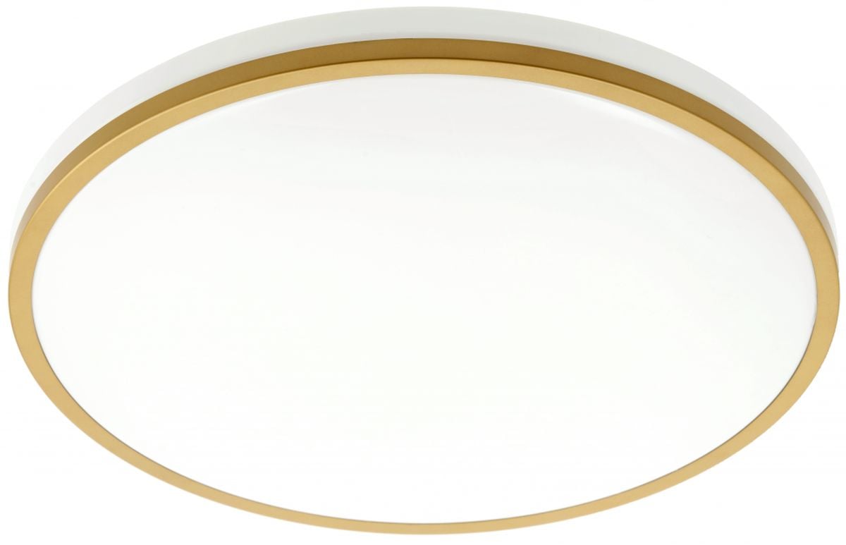 GTV Tula plafon 1x24 W alb-auriu LD-TUL24W-NW-40