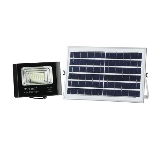 V-TAC lampă solară suspendată 1x12 W negru 8573