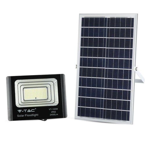 V-TAC lampă solară suspendată 1x35 W negru 8576