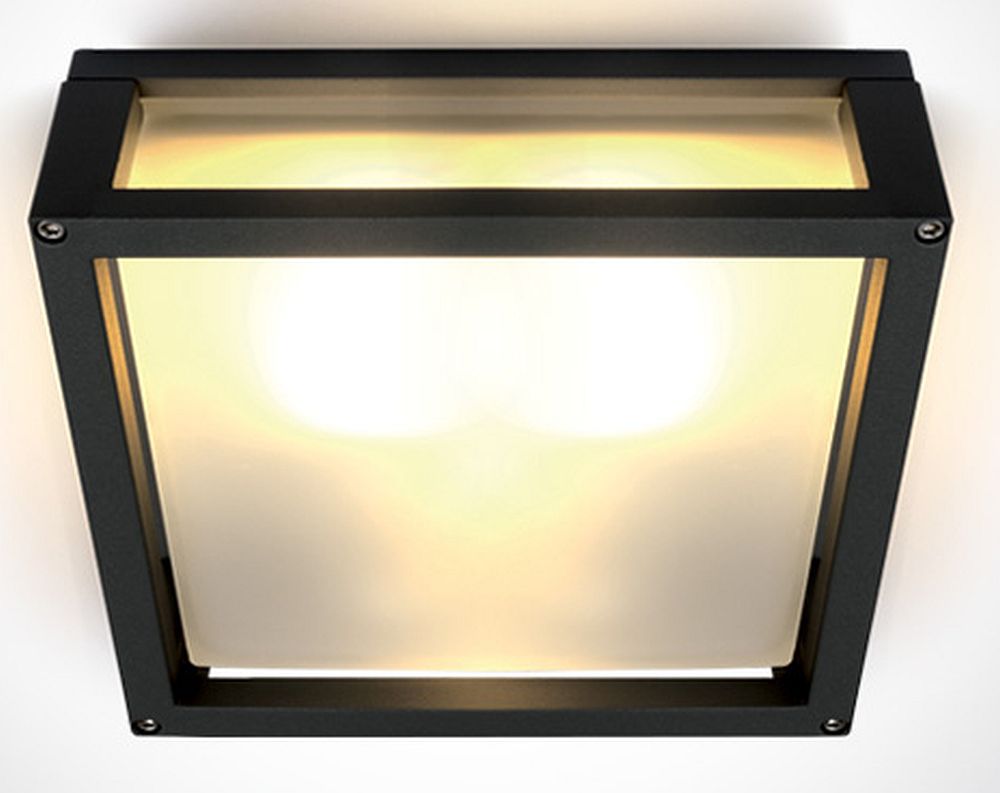 One Light Psofida S plafoniera de exterior 2x12 W negru 67420B/B