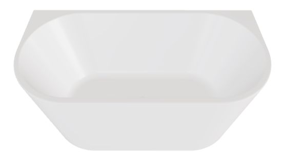 Besco Vica cadă de perete 170x80 cm ovală alb #WAS-170VNBO