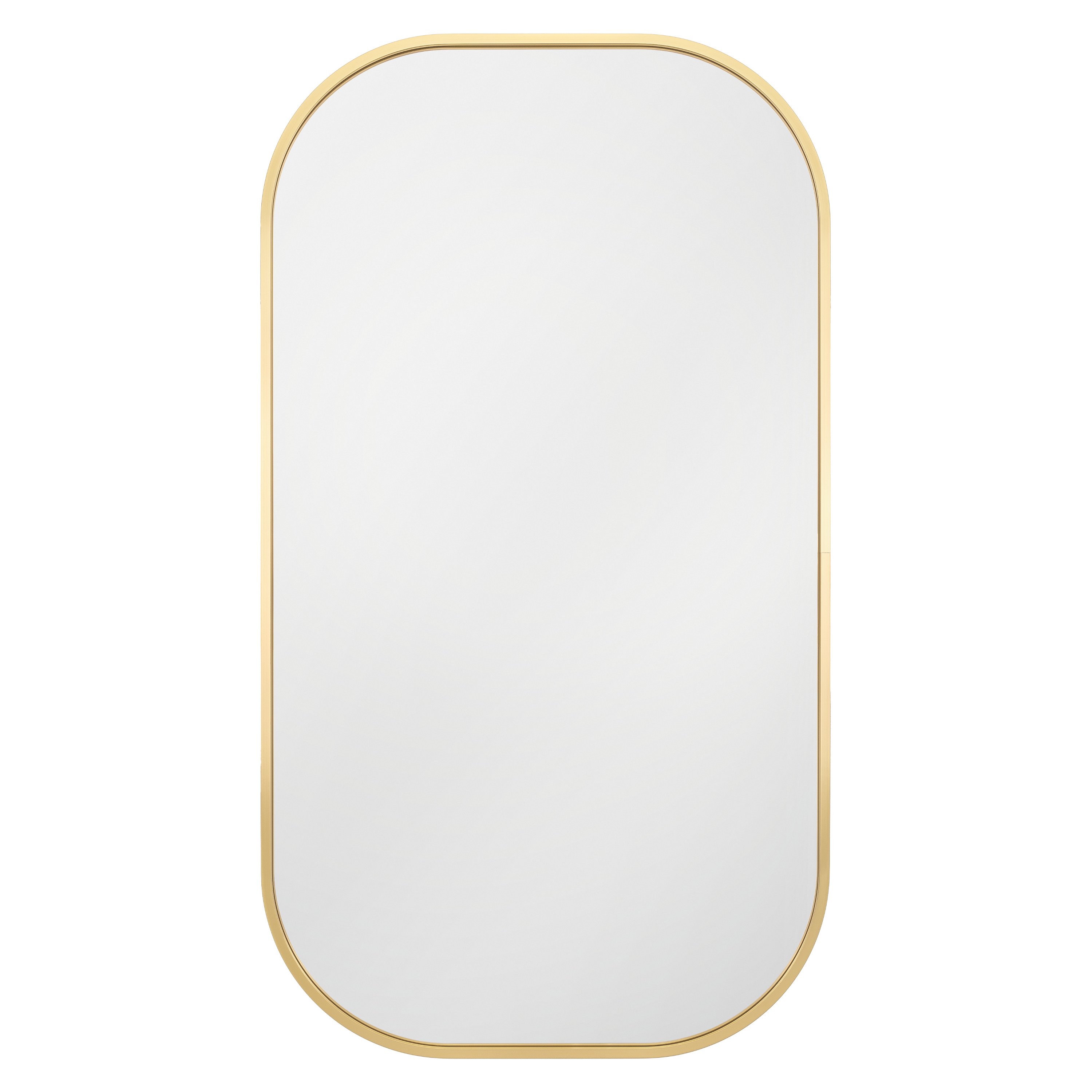 Dubiel Vitrum Luis Gold oglindă 50x90 cm oval auriu 5905241013169