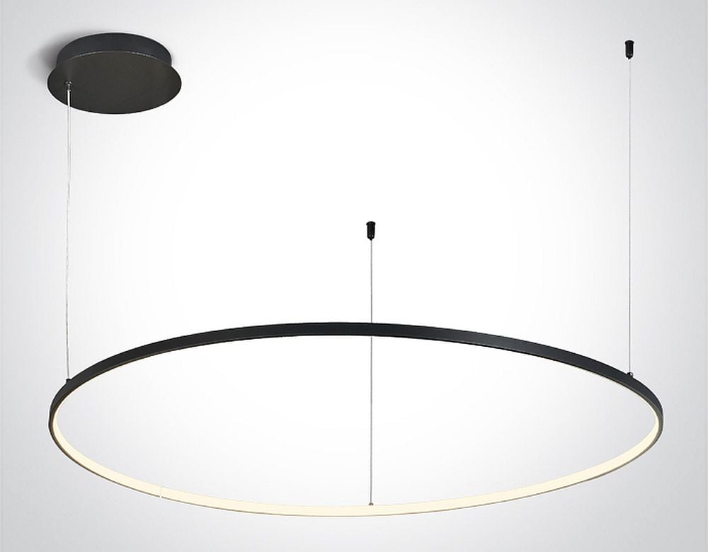 One Light Verdun 1 lampă de tavan 1x48 W negru 63150/B/W