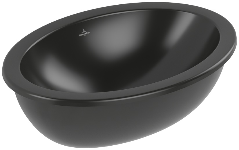 Villeroy & Boch Loop & Friends lavoar 56x38 cm ovale sub blat negru 4A5501R7