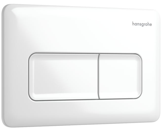 Hansgrohe iFrame Original Q buton de spălare pentru WC alb 66001450