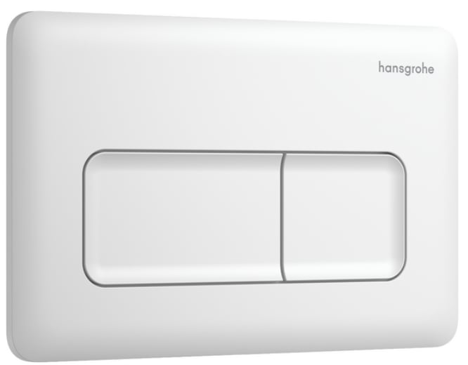 Hansgrohe iFrame Original Q buton de spălare pentru WC alb 66001700